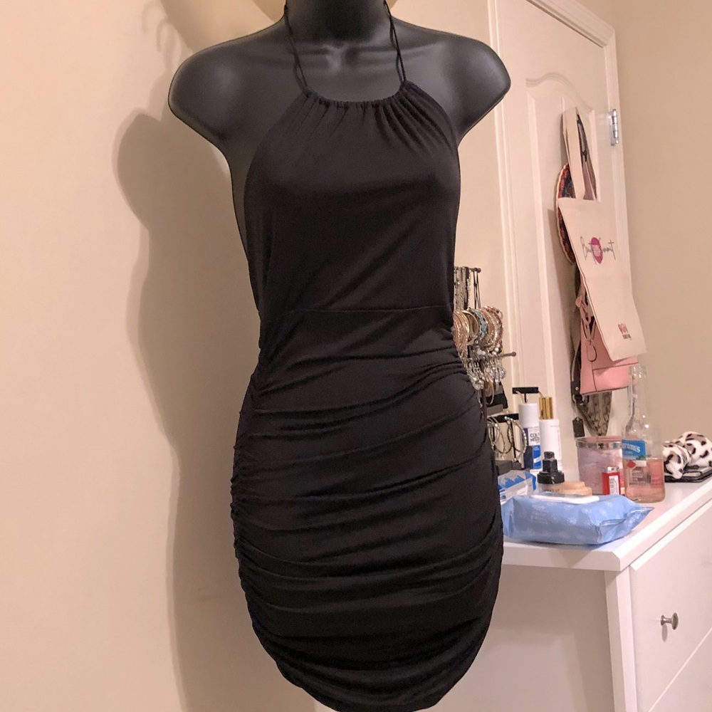 Brand new never worn! Black backless dress!